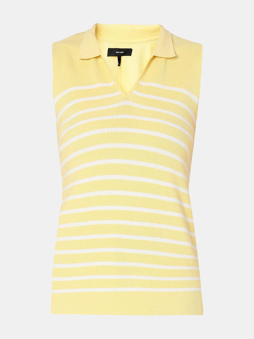 Yellow Striped Knitted Top - Image 7
