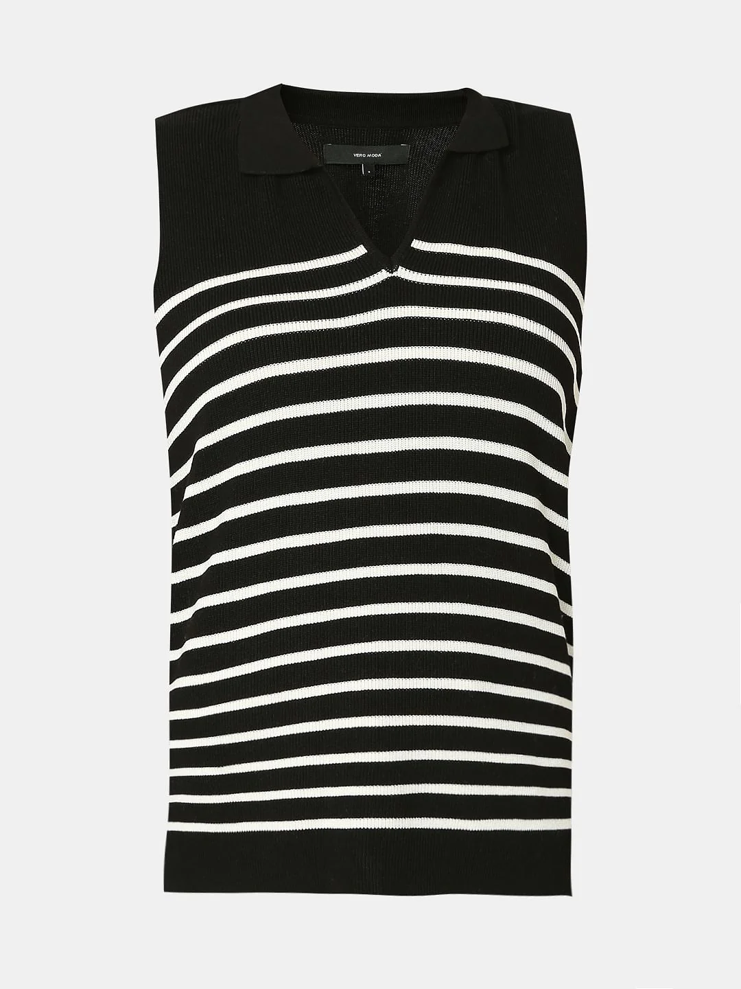Black Striped Knitted Top - Image 7