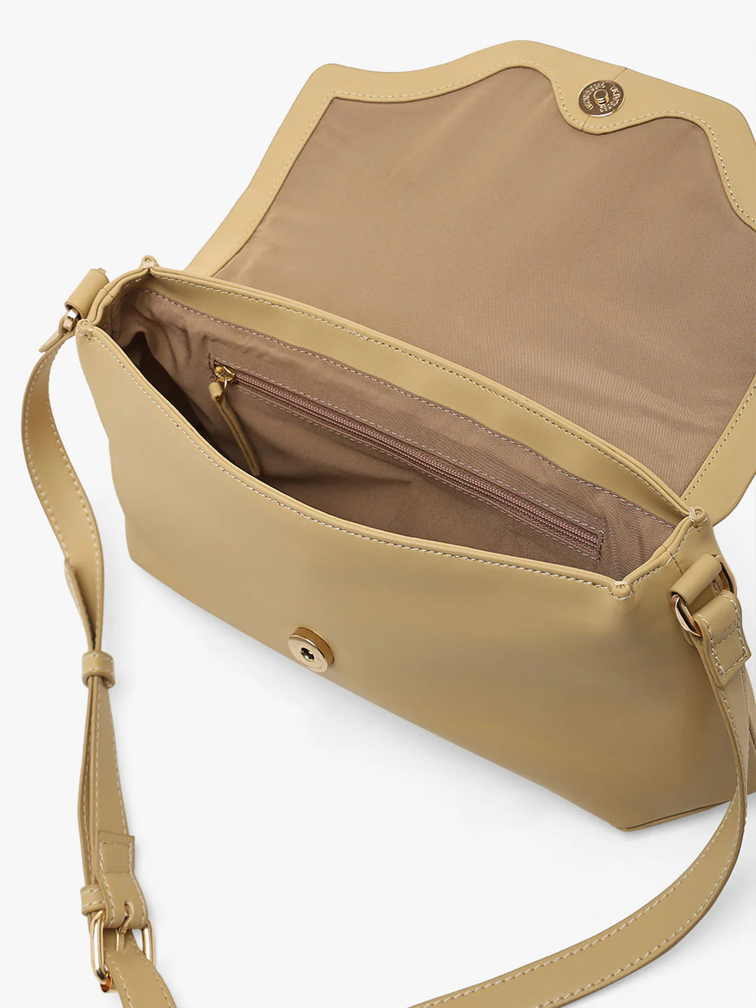 Beige Crossbody Bag - Image 6