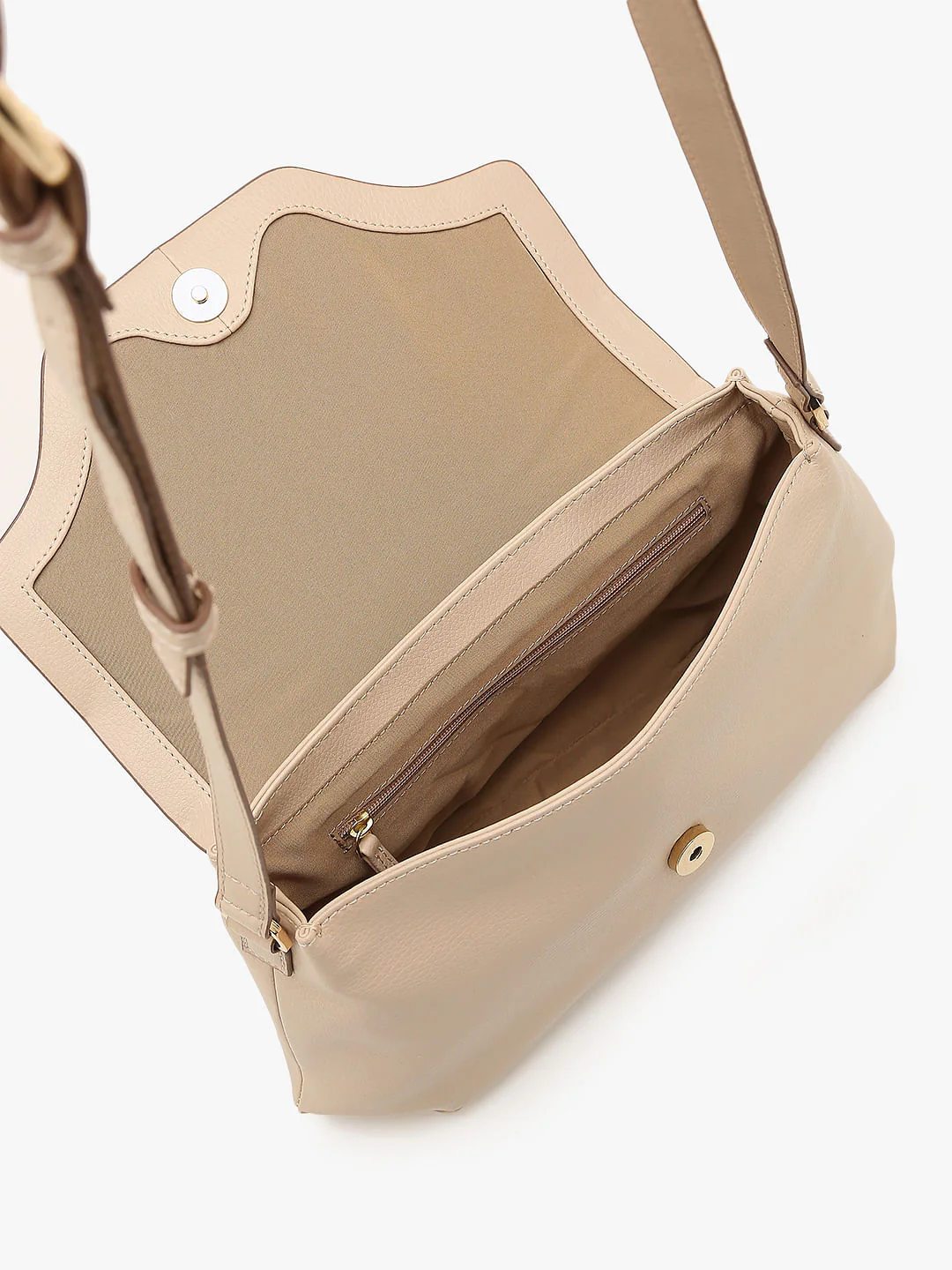 Beige Crossbody Bag - Image 6
