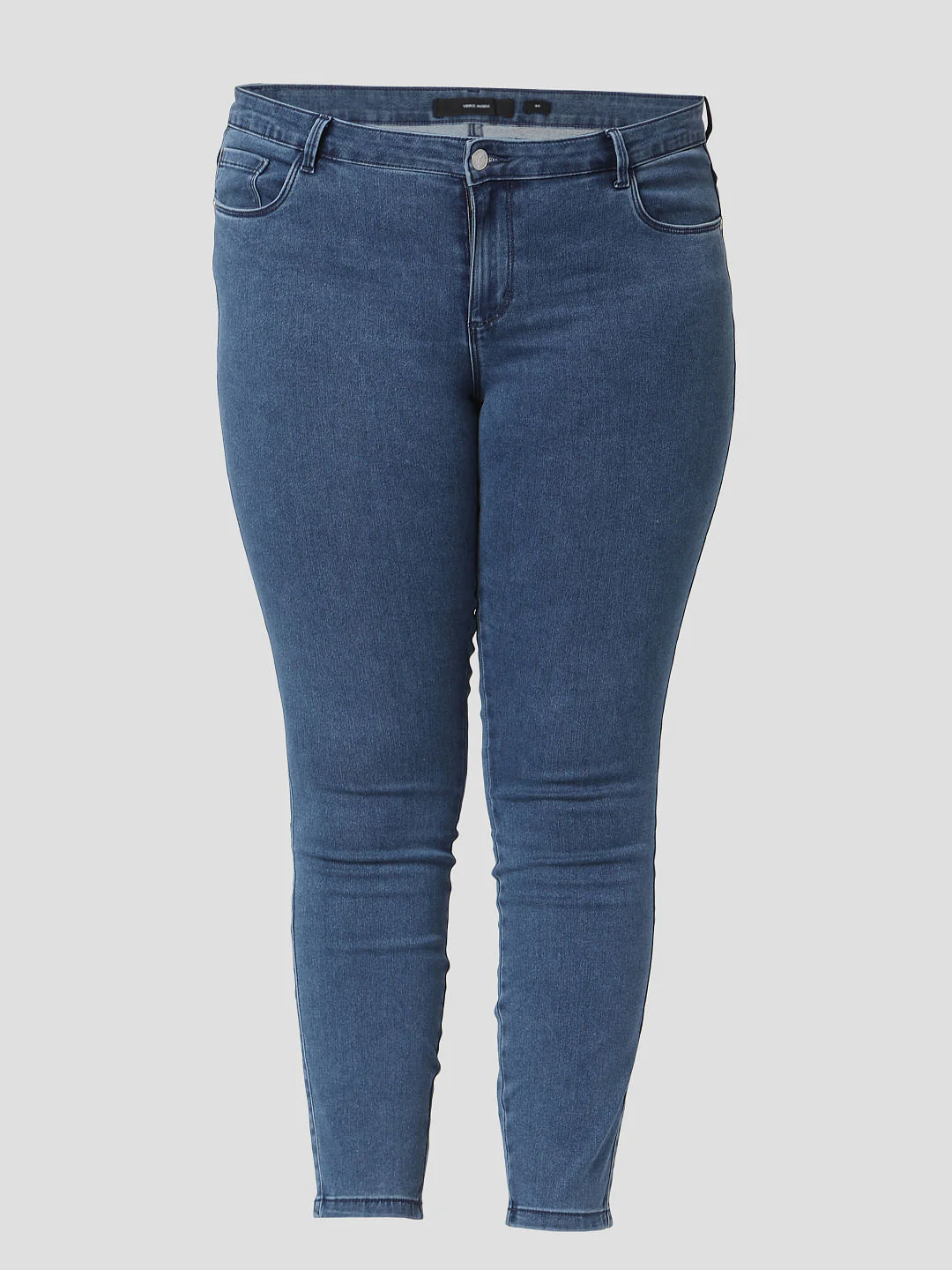 Curve Blue Mid Rise Wendy Wendy Skinny Jeans - Image 7