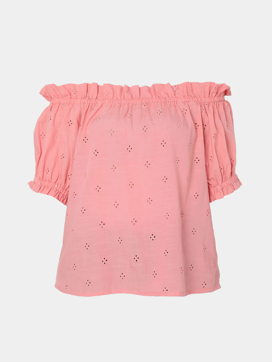 Coral Off-Shoulder Top - Image 6