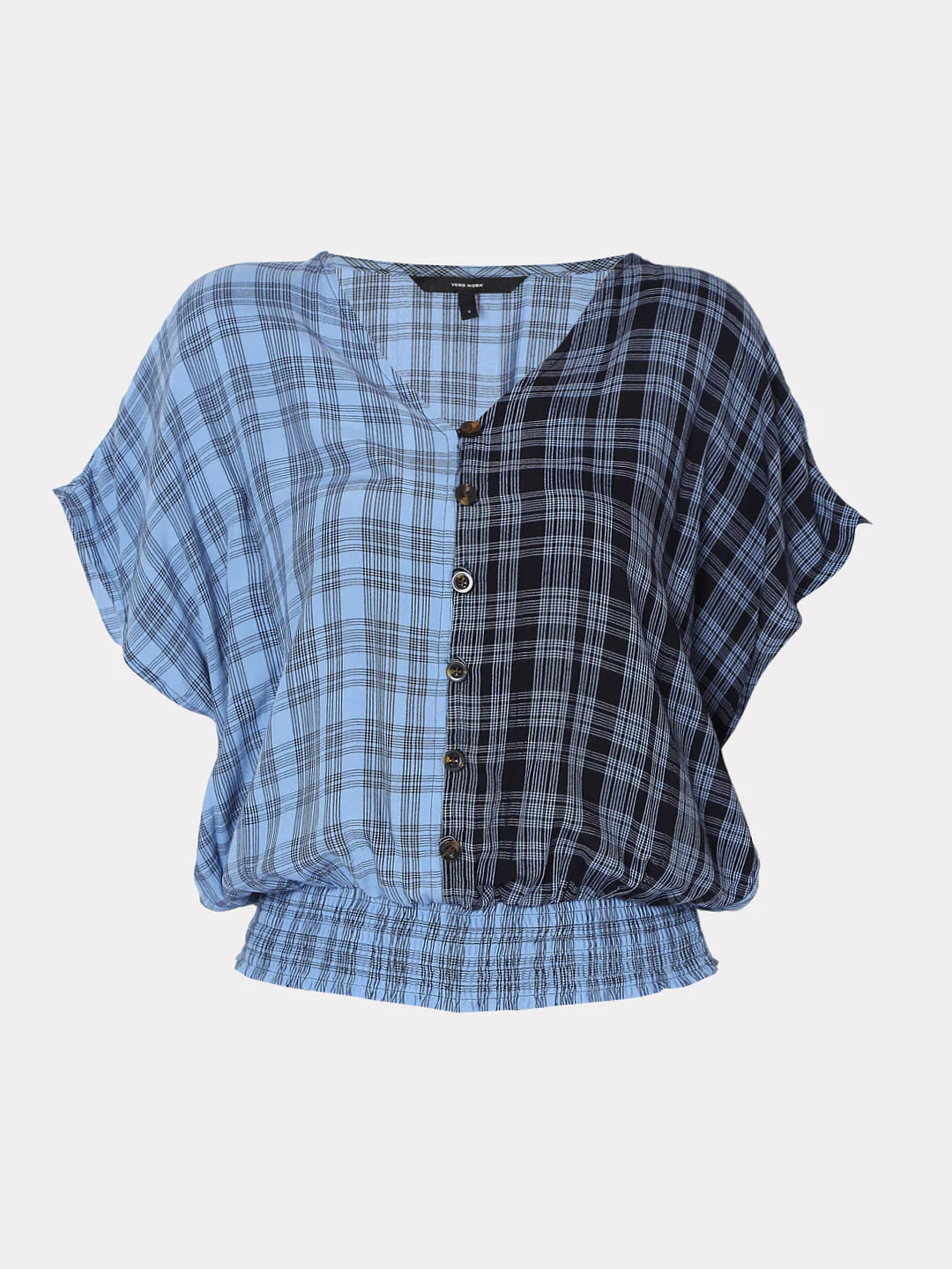 Blue Two-Toned Checks Top - Image 6