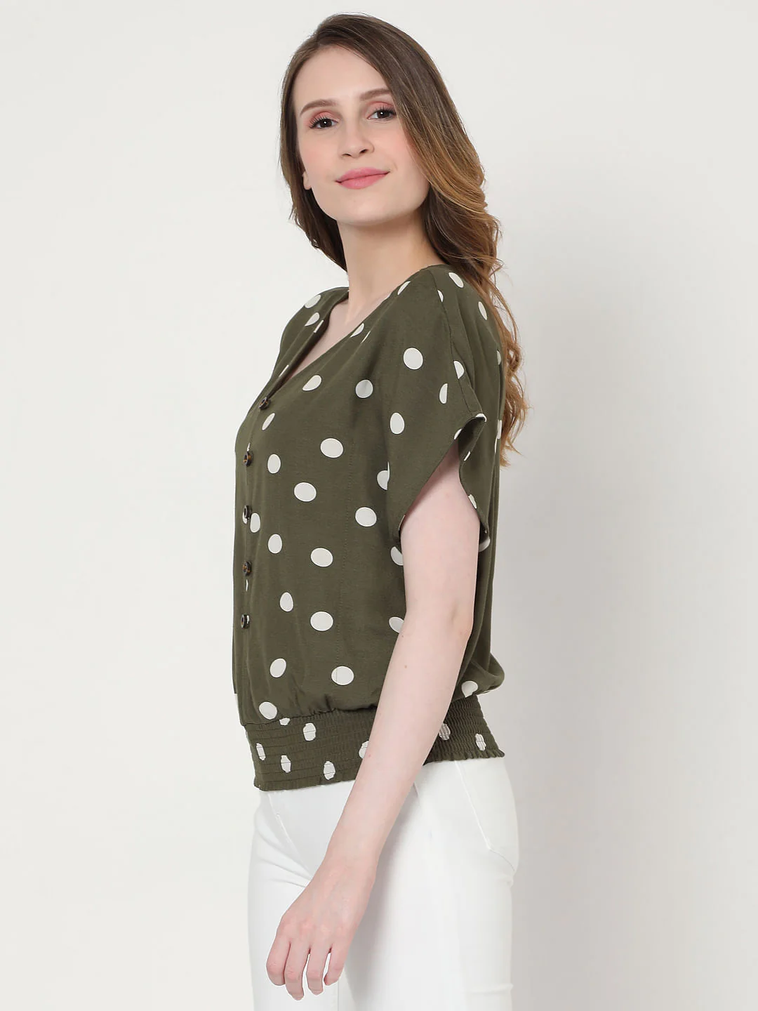 Green Polka Dot Top - Image 2