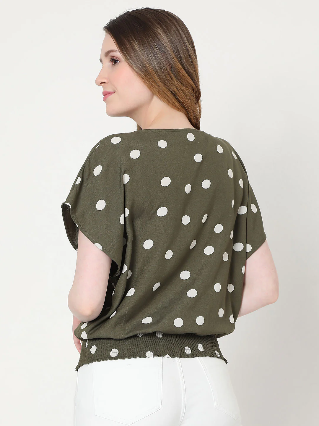 Green Polka Dot Top - Image 3