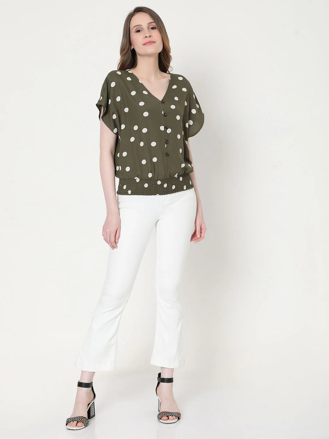 Green Polka Dot Top - Image 4