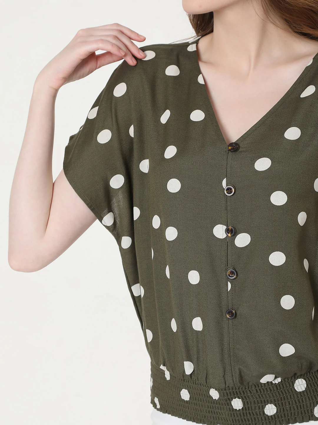 Green Polka Dot Top - Image 5