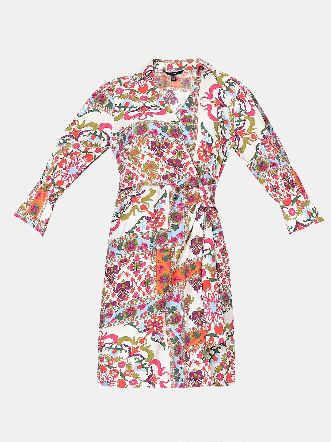 Off-White Printed Wrap Shirt - Image 7