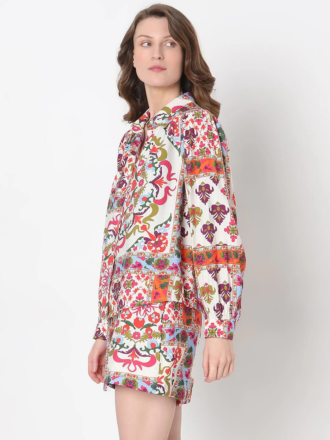 Off-White Printed Co-Ord Set Shirt - Image 3
