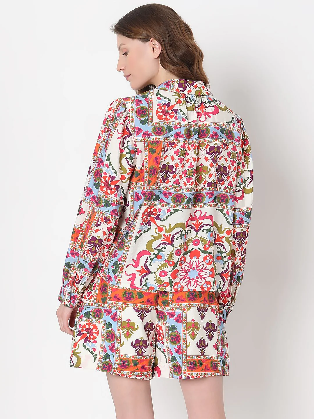 Off-White Printed Co-Ord Set Shirt - Image 4