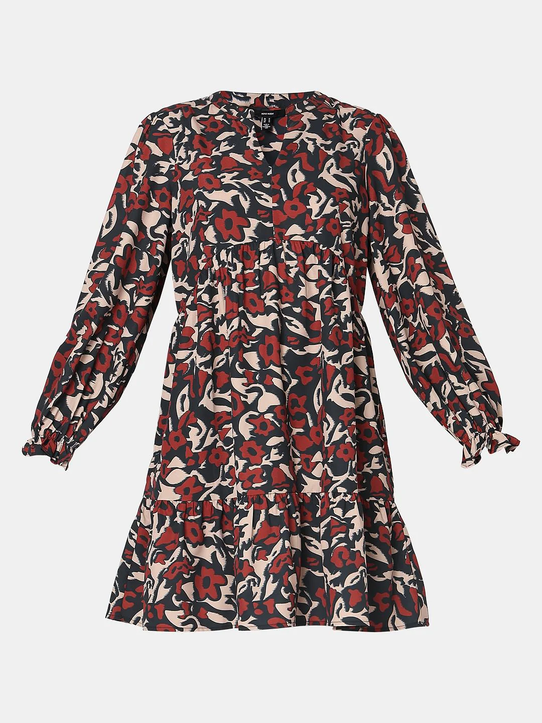 Black Floral Shift Dress - Image 7