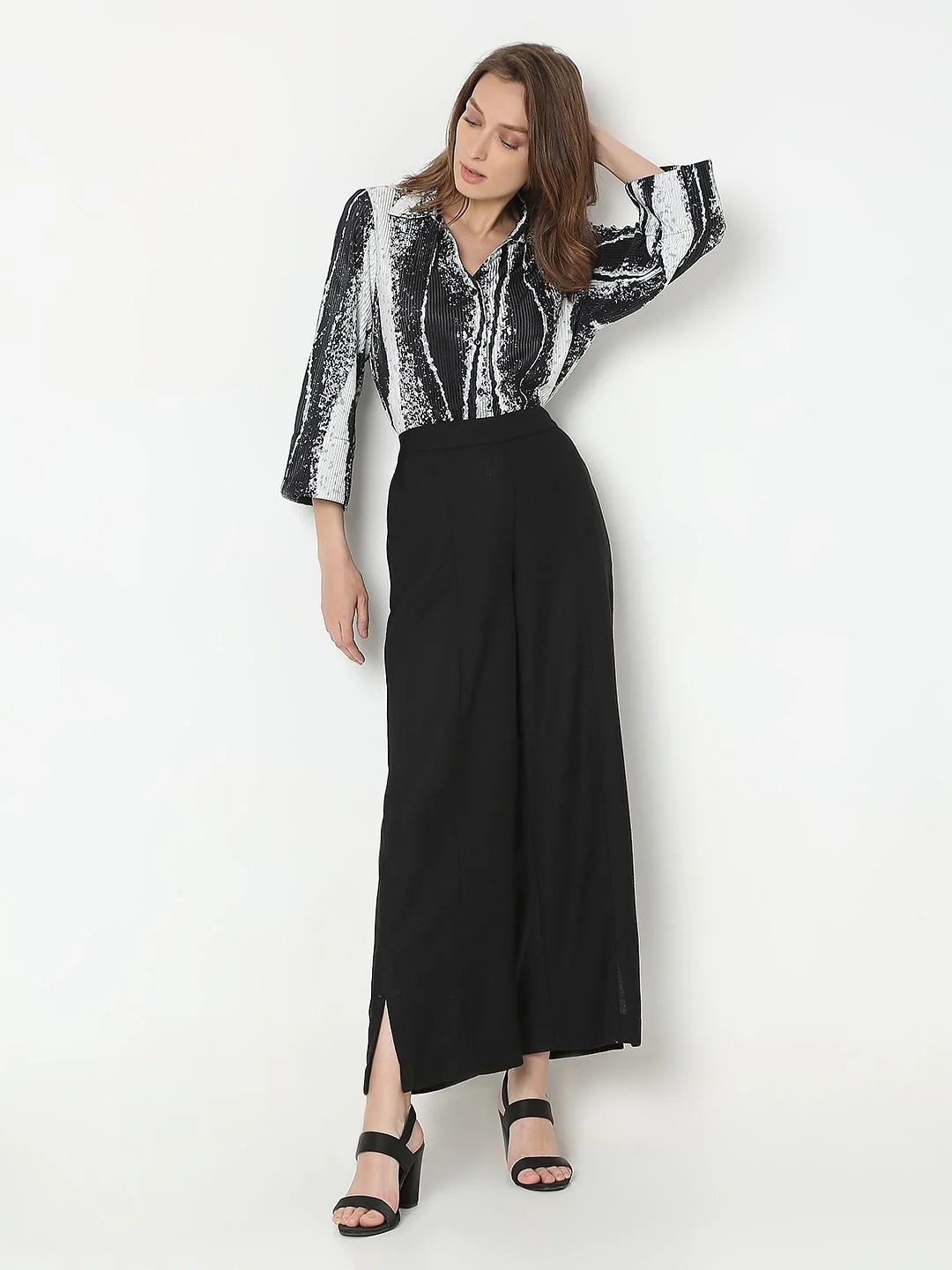 Black High Rise Pants - Image 5