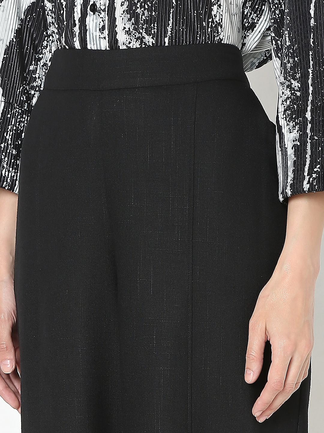 Black High Rise Pants - Image 8