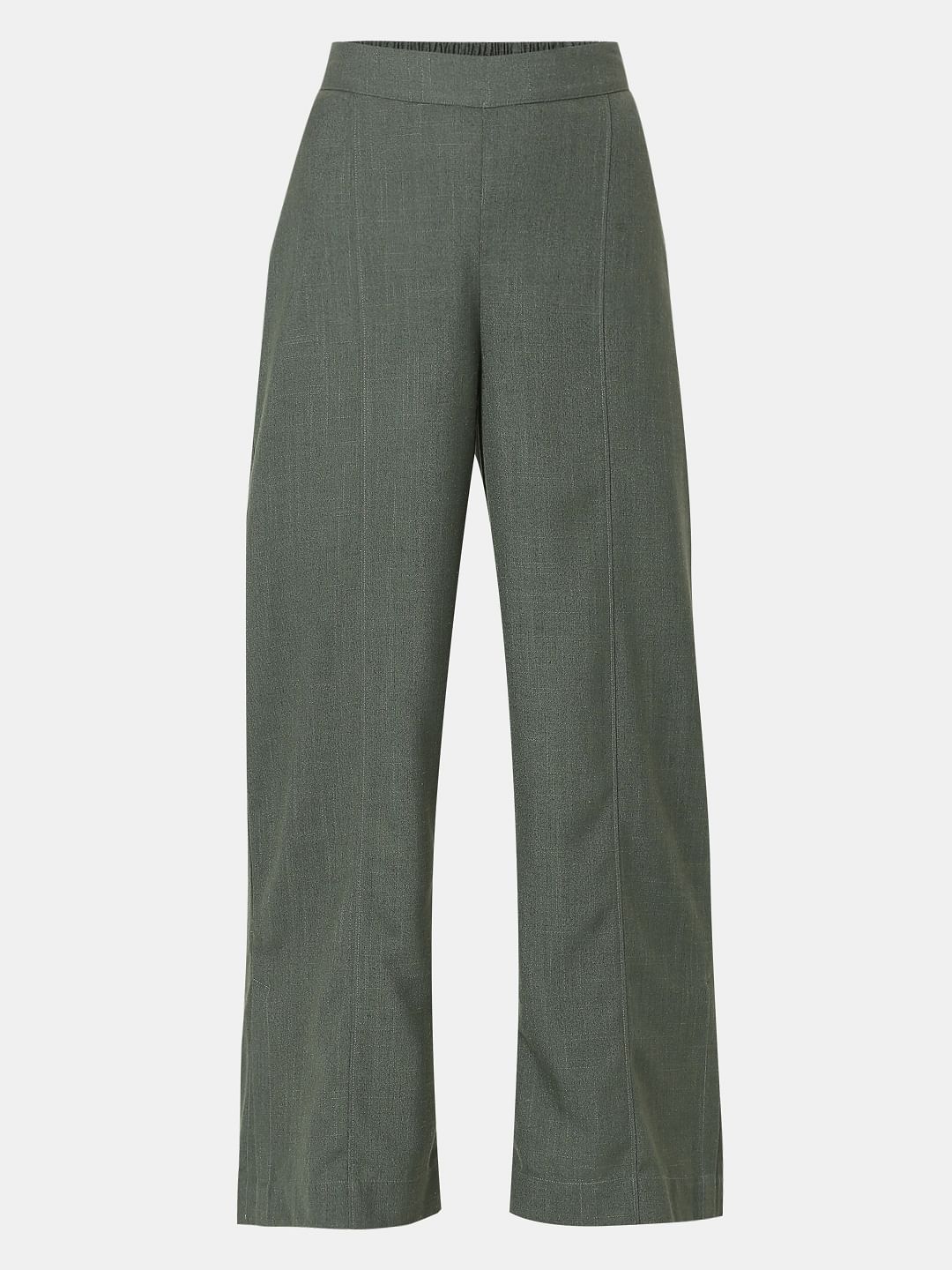 Green High Rise Pants - Image 7