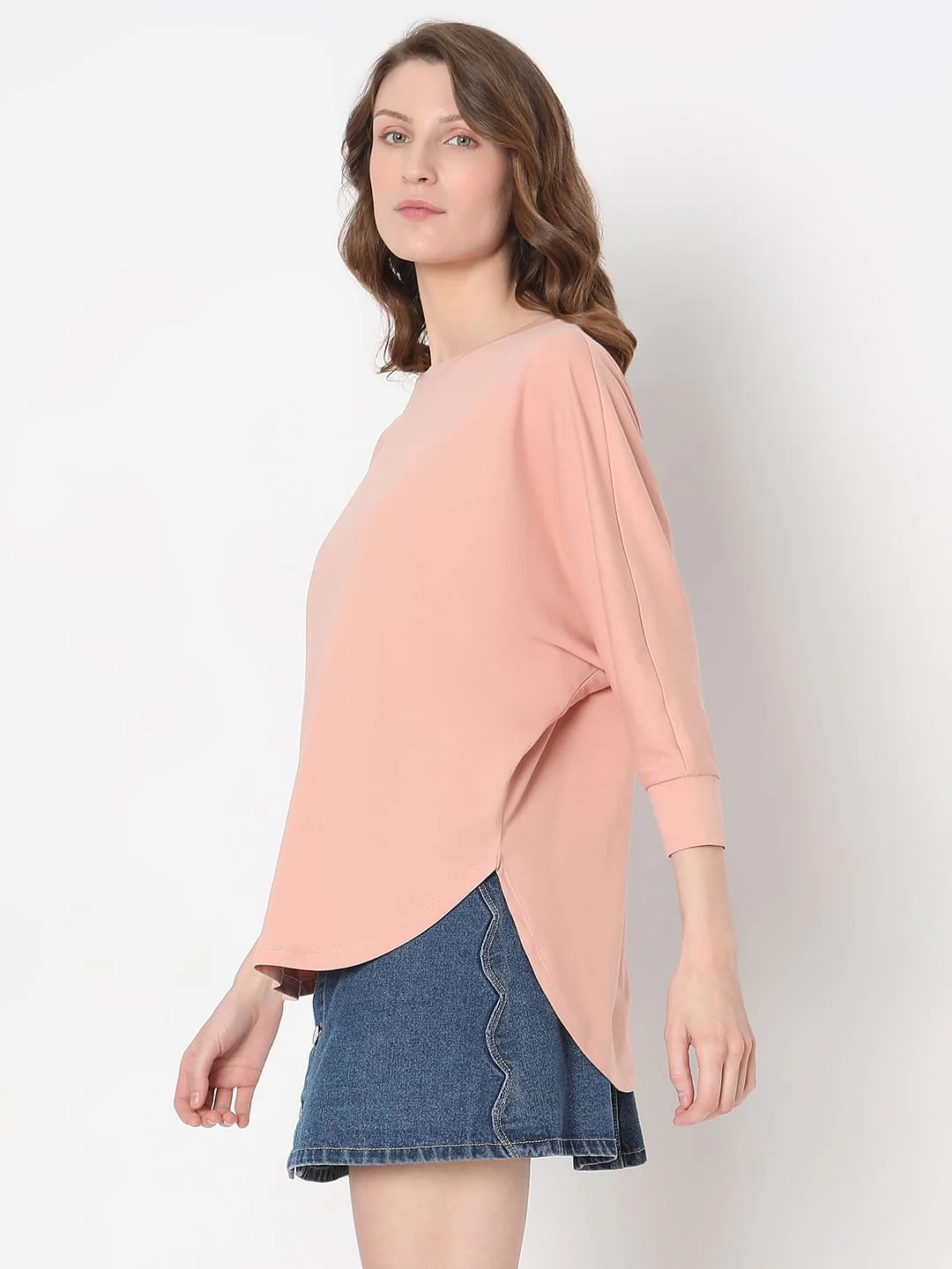 Light Pink Cotton T-Shirt - Image 3