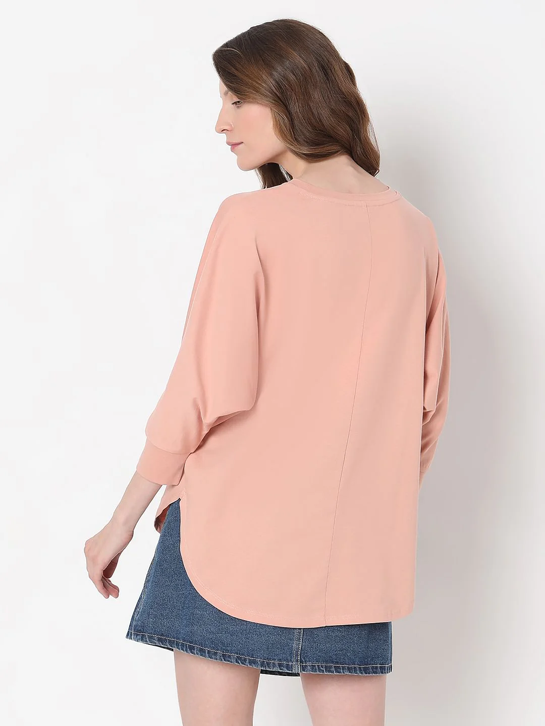 Light Pink Cotton T-Shirt - Image 4