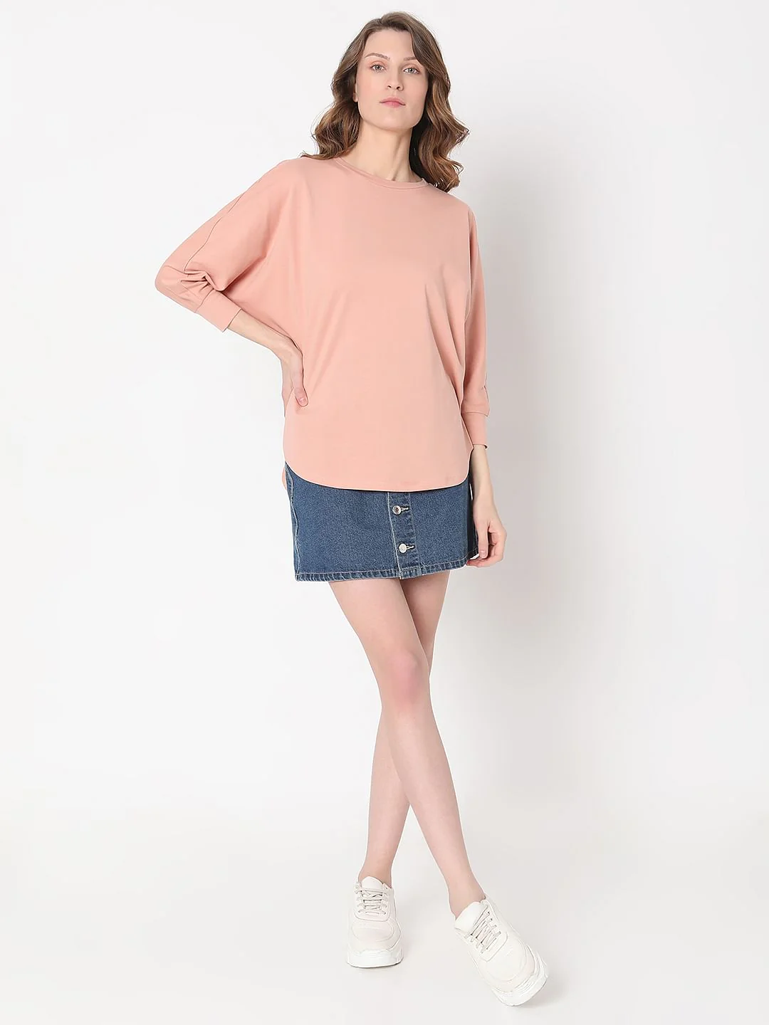 Light Pink Cotton T-Shirt - Image 5