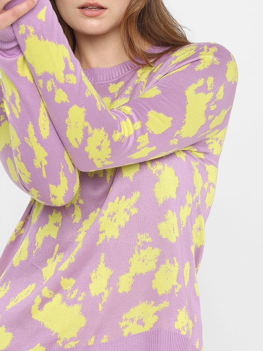 Lilac Animal Print Sweater - Image 6