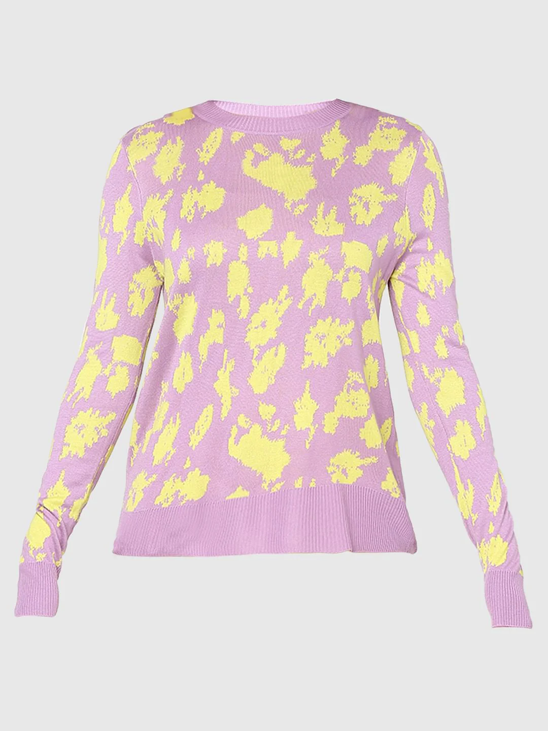Lilac Animal Print Sweater - Image 7