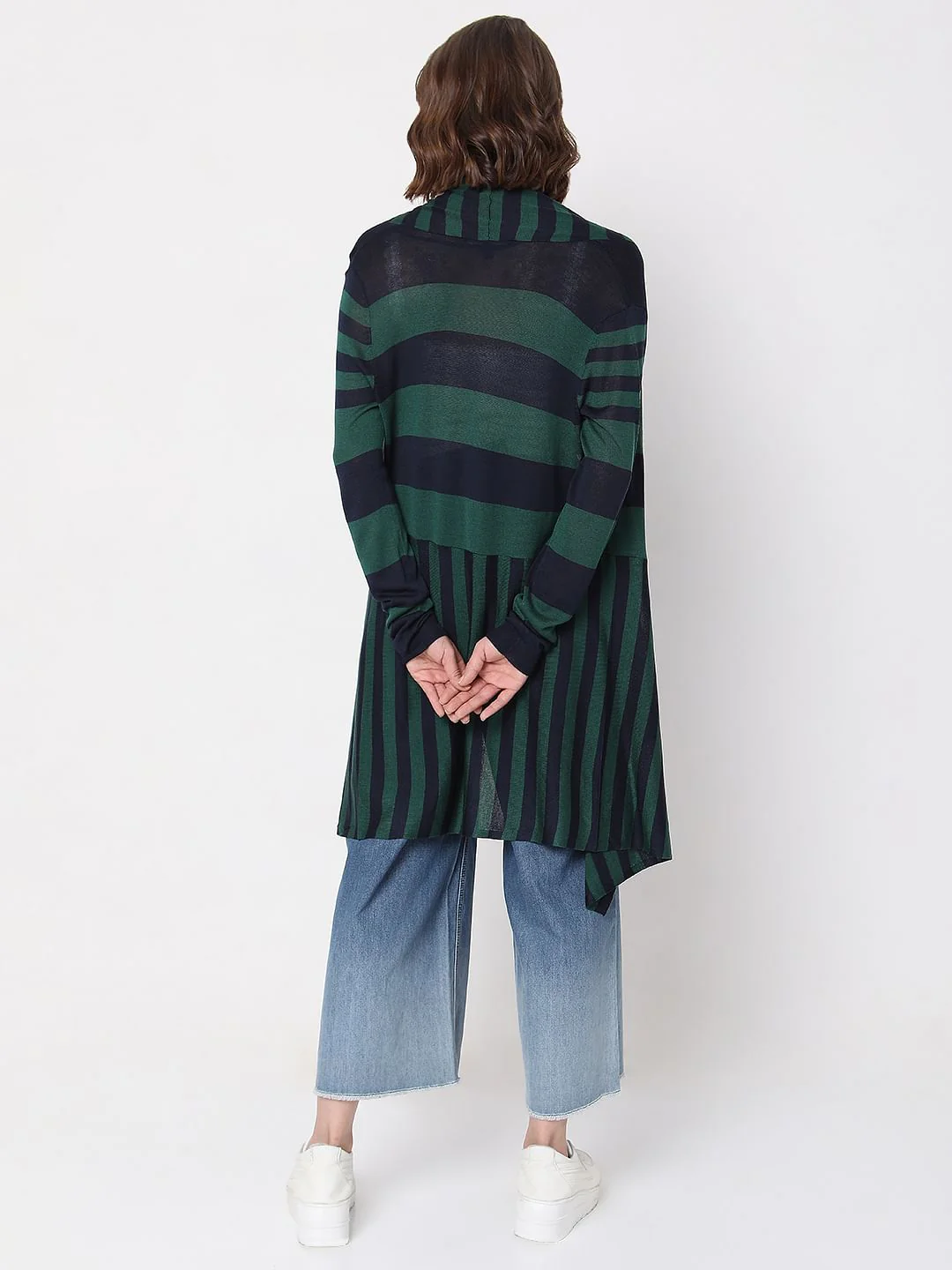 Green Striped Shrug - Image 4