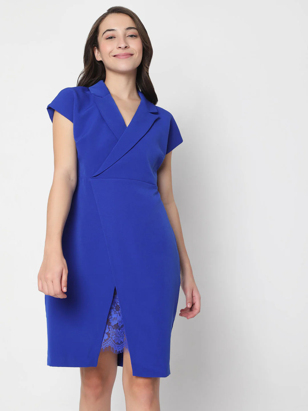 Blue Blazer Dress - Image 2