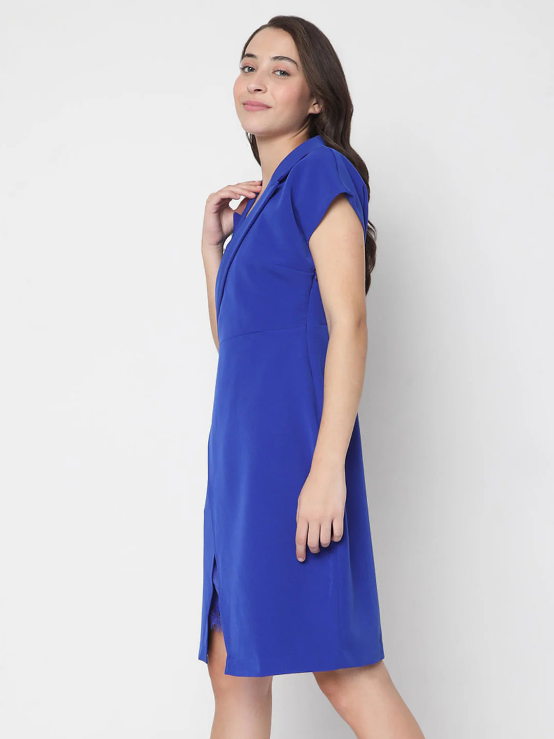 Blue Blazer Dress - Image 3