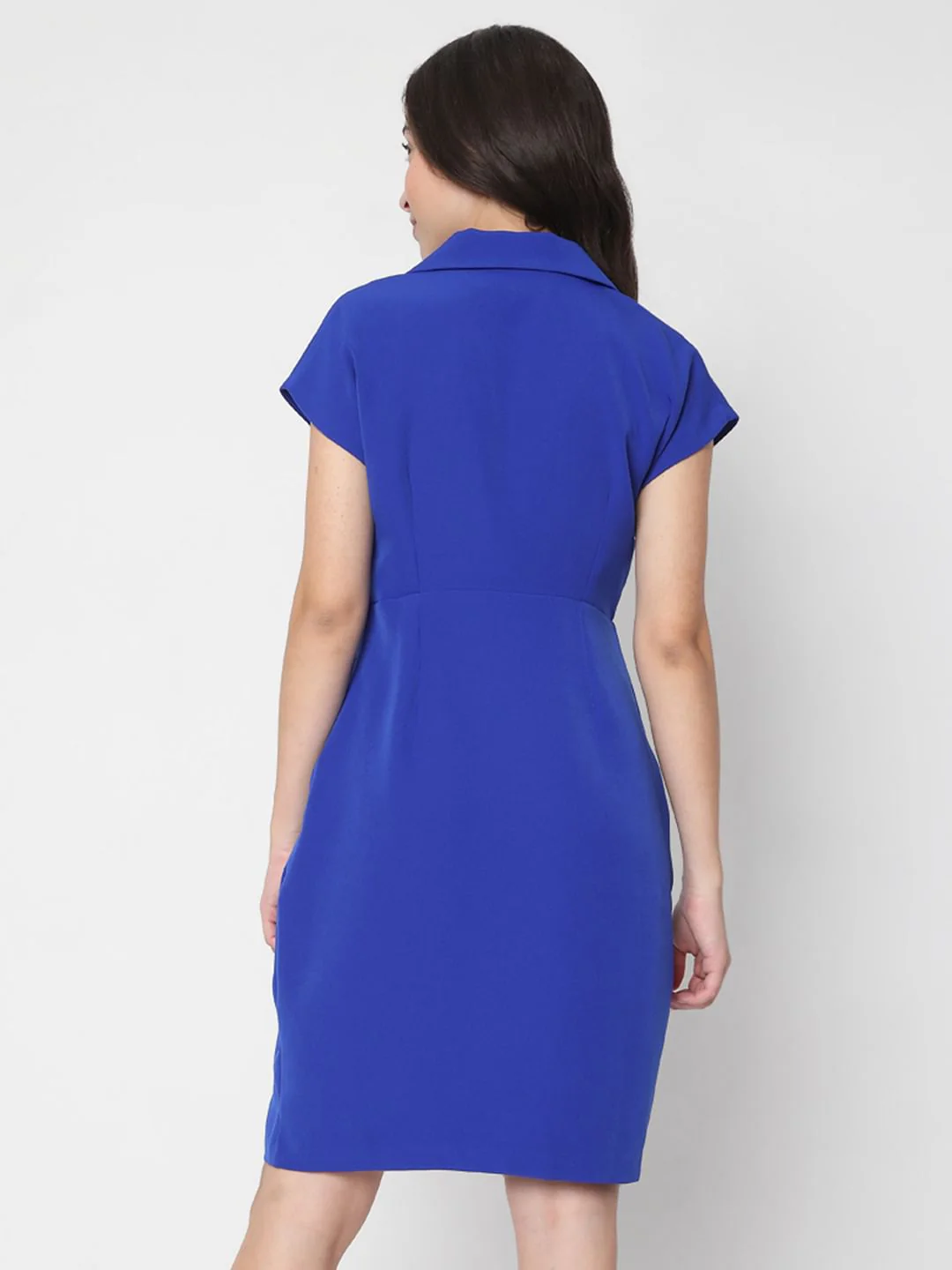 Blue Blazer Dress - Image 4