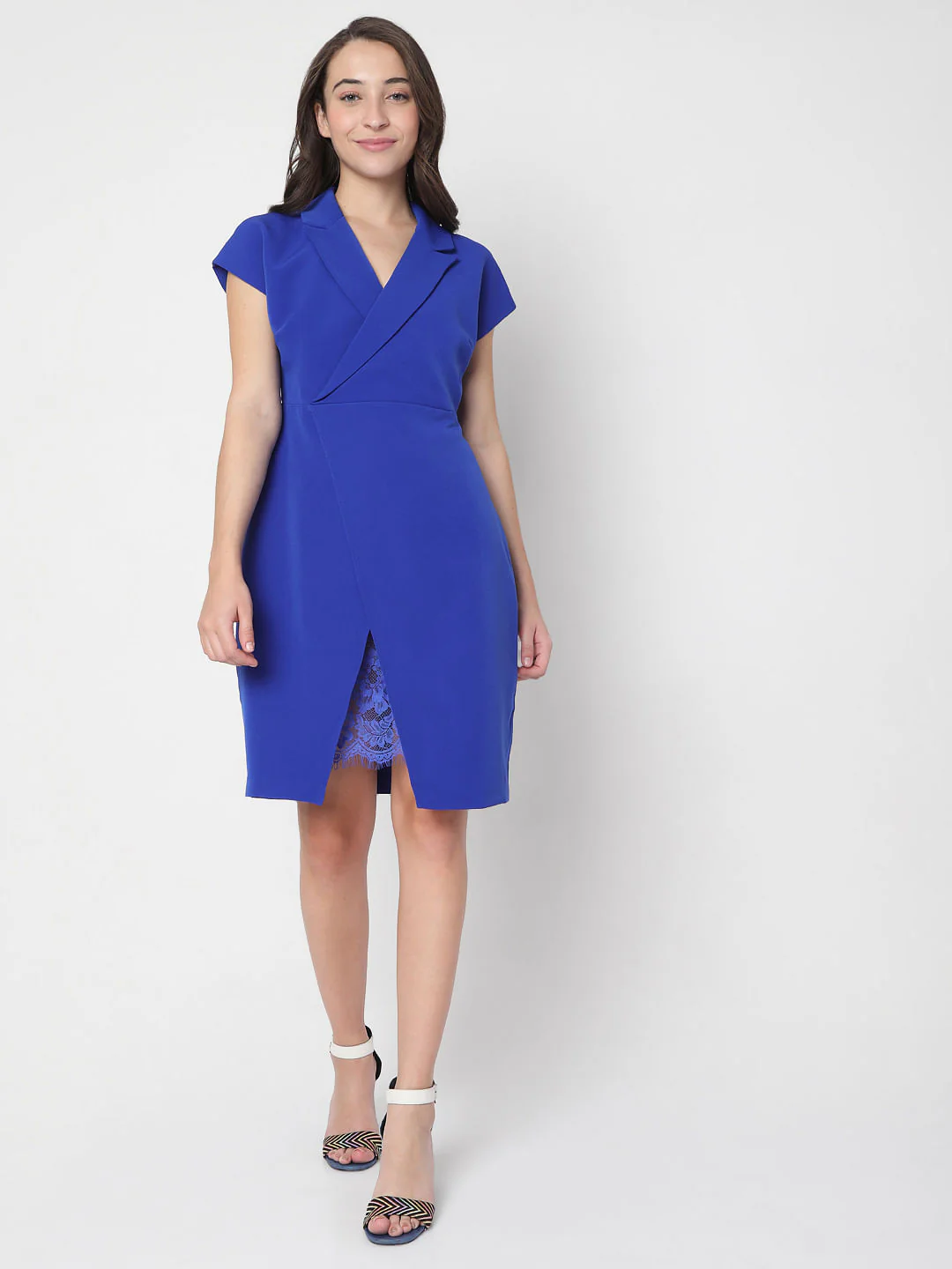 Blue Blazer Dress - Image 5