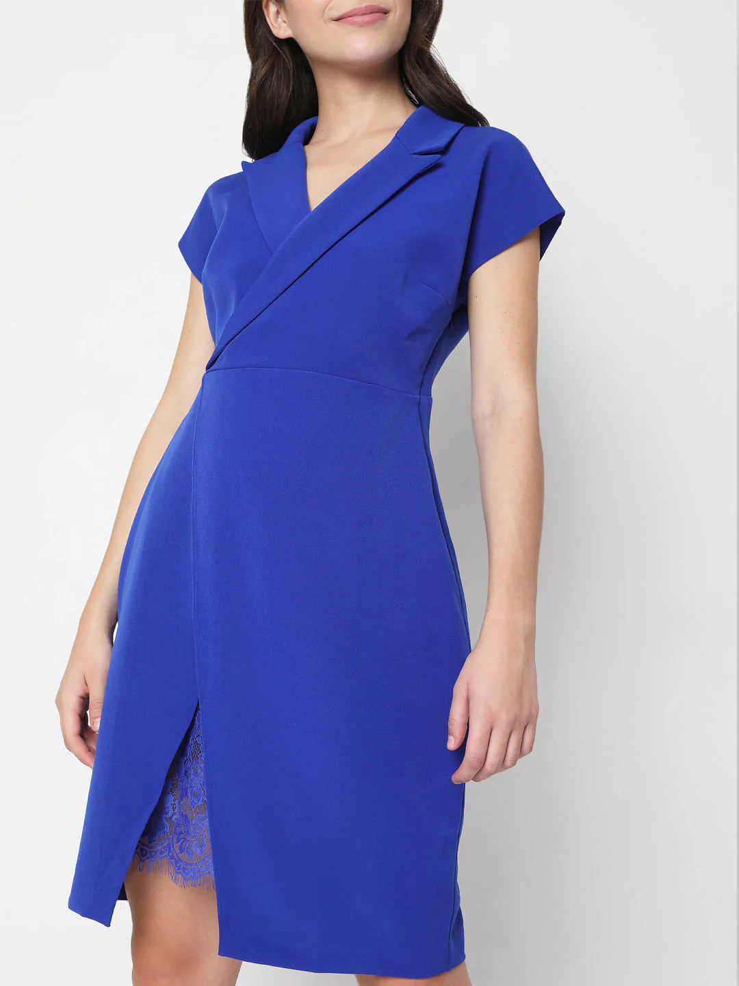Blue Blazer Dress - Image 6