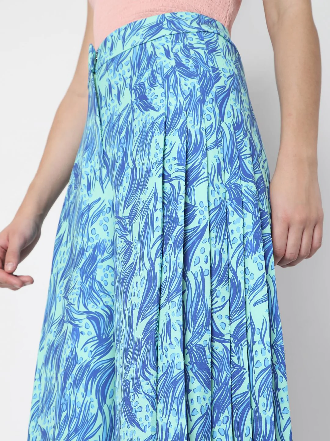 Blue Printed Pants - Image 5