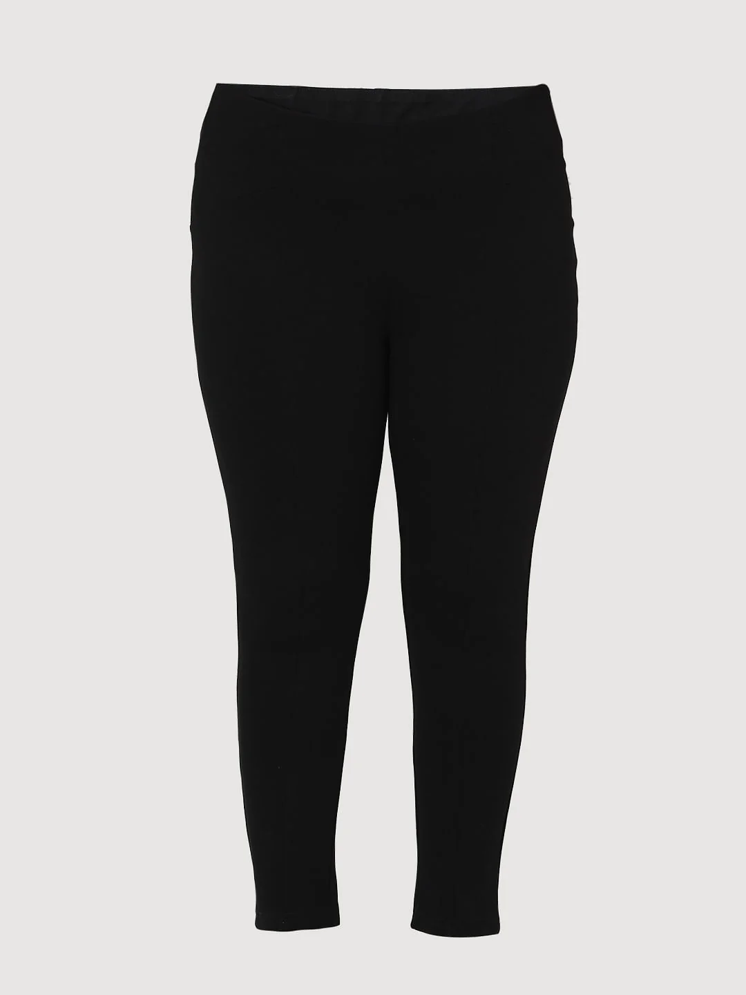 Curve Black Mid Rise Leggings - Image 7