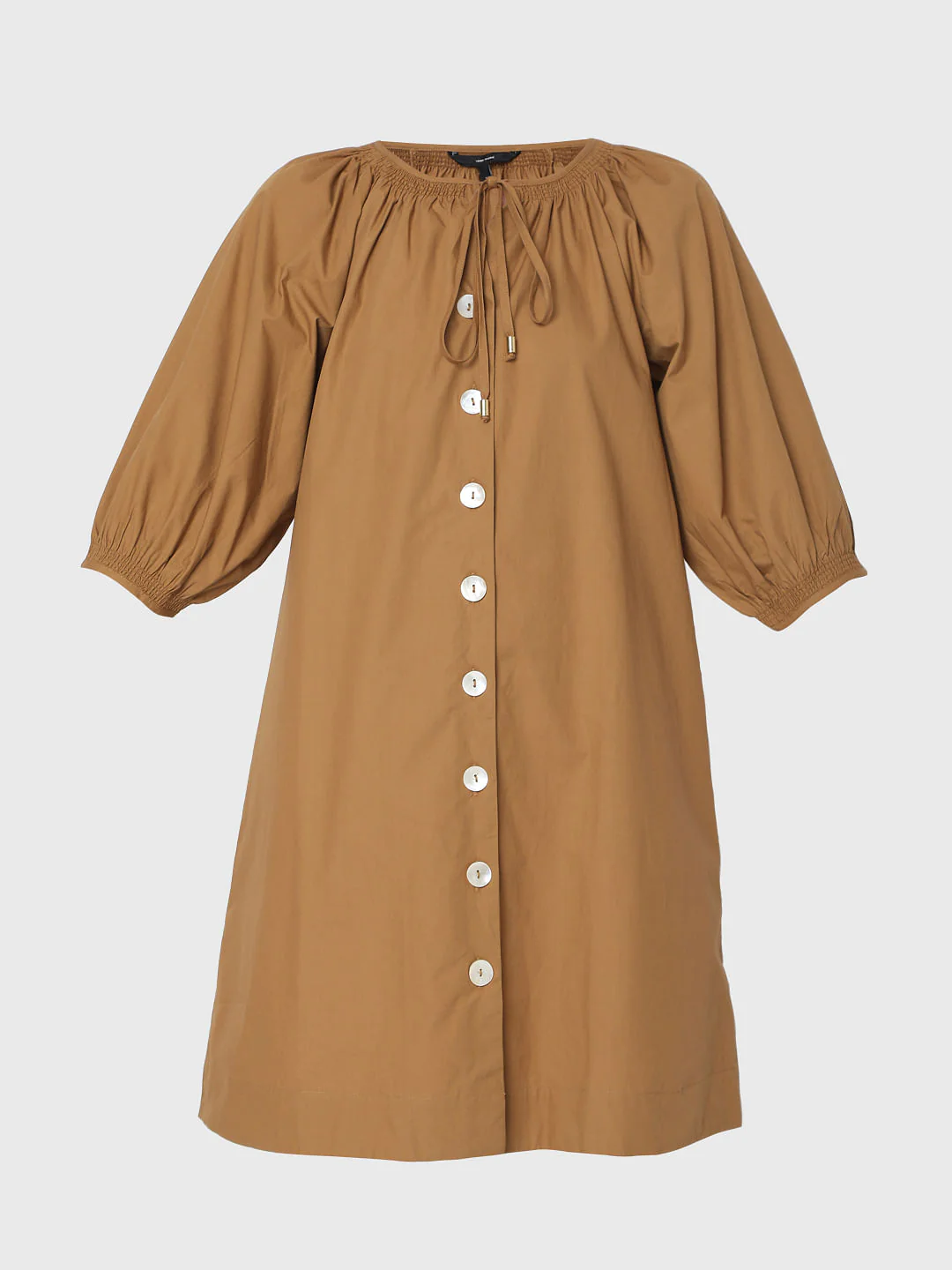 Brown Button Down Dress - Image 7