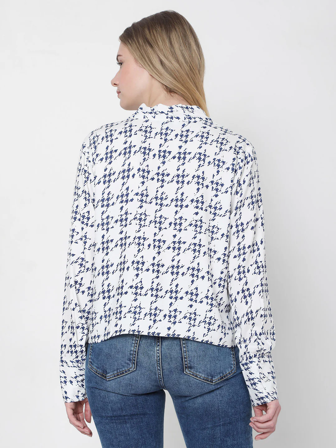 White Houndstooth Top - Image 4