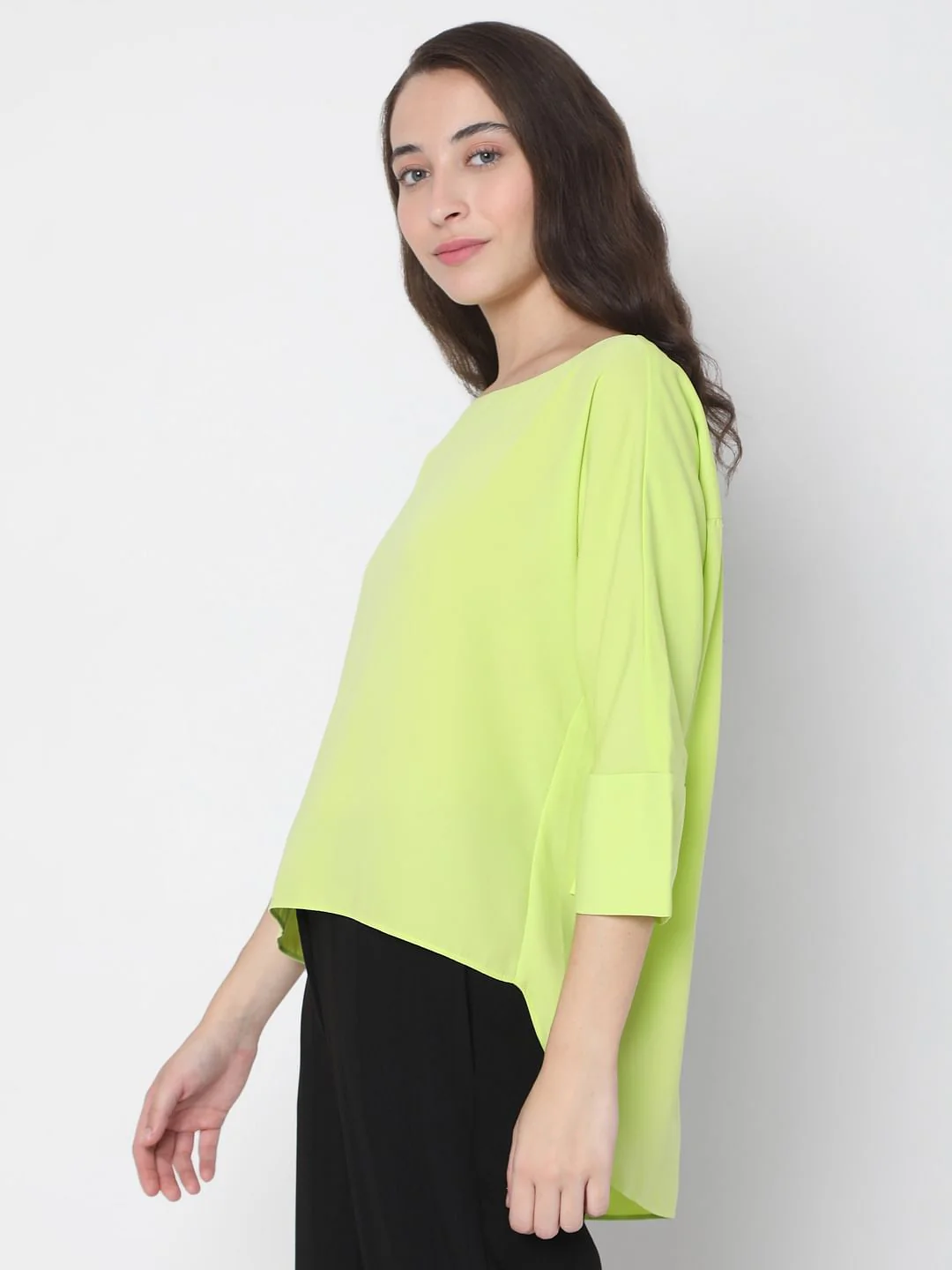 Green Boat Neck Top - Image 3