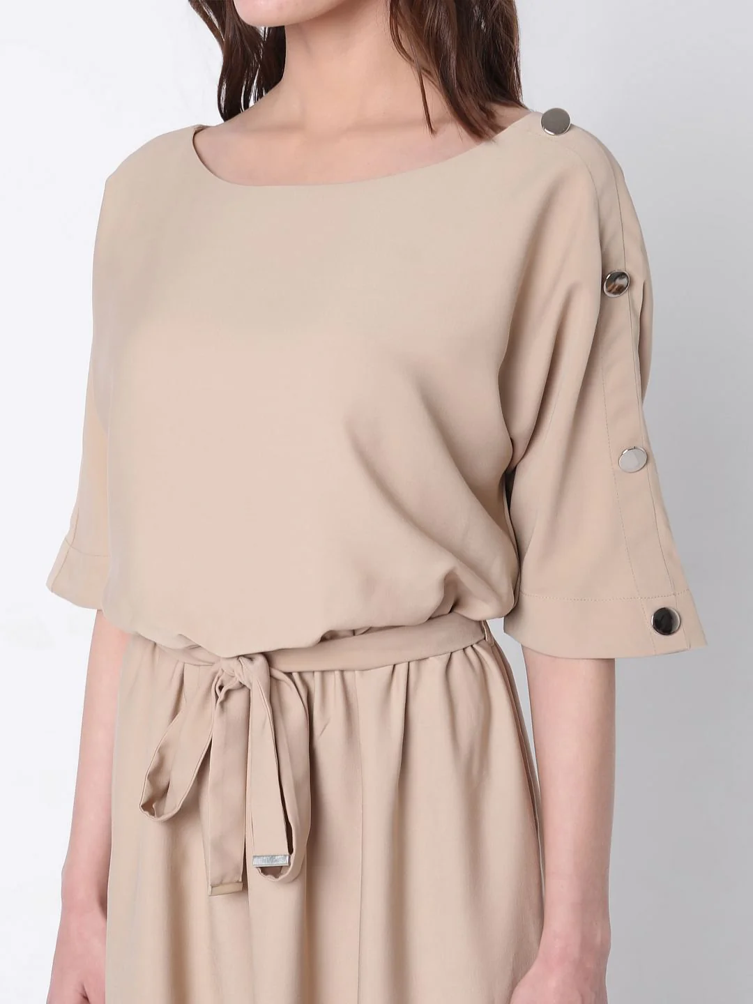 Brown Fit & Flare Dress - Image 6