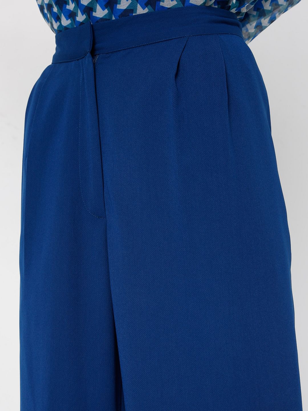 Blue Straight Leg Co-Ord Set Trousers - Image 5