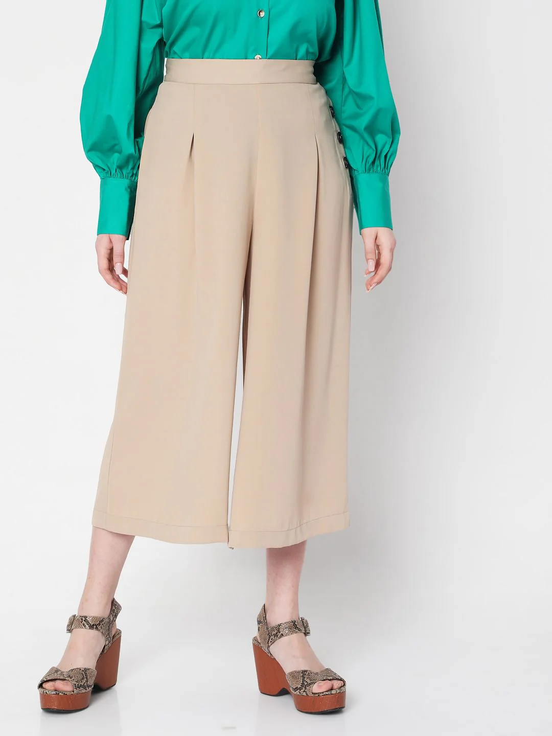 Beige Culottes - Image 2