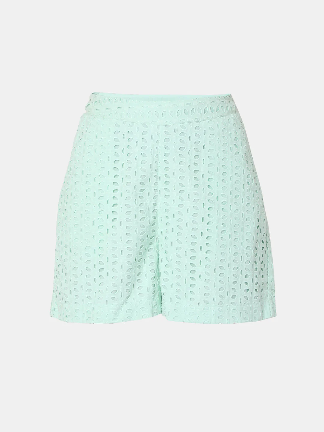 Green High Waist Co-Ord Set Shorts - Image 7
