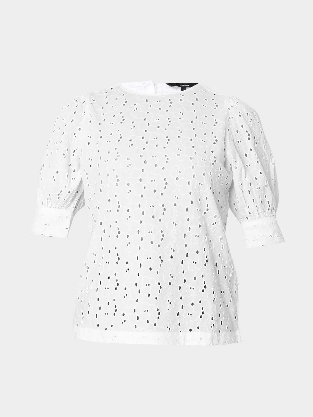 White Schiffli Top - Image 6
