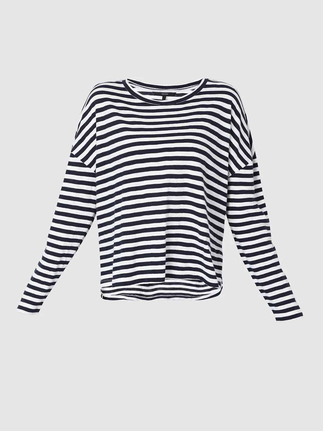 Blue Oversized Striped T-Shirt - Image 7