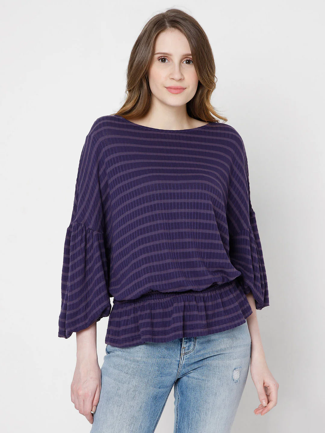 Purple Striped Top - Image 2