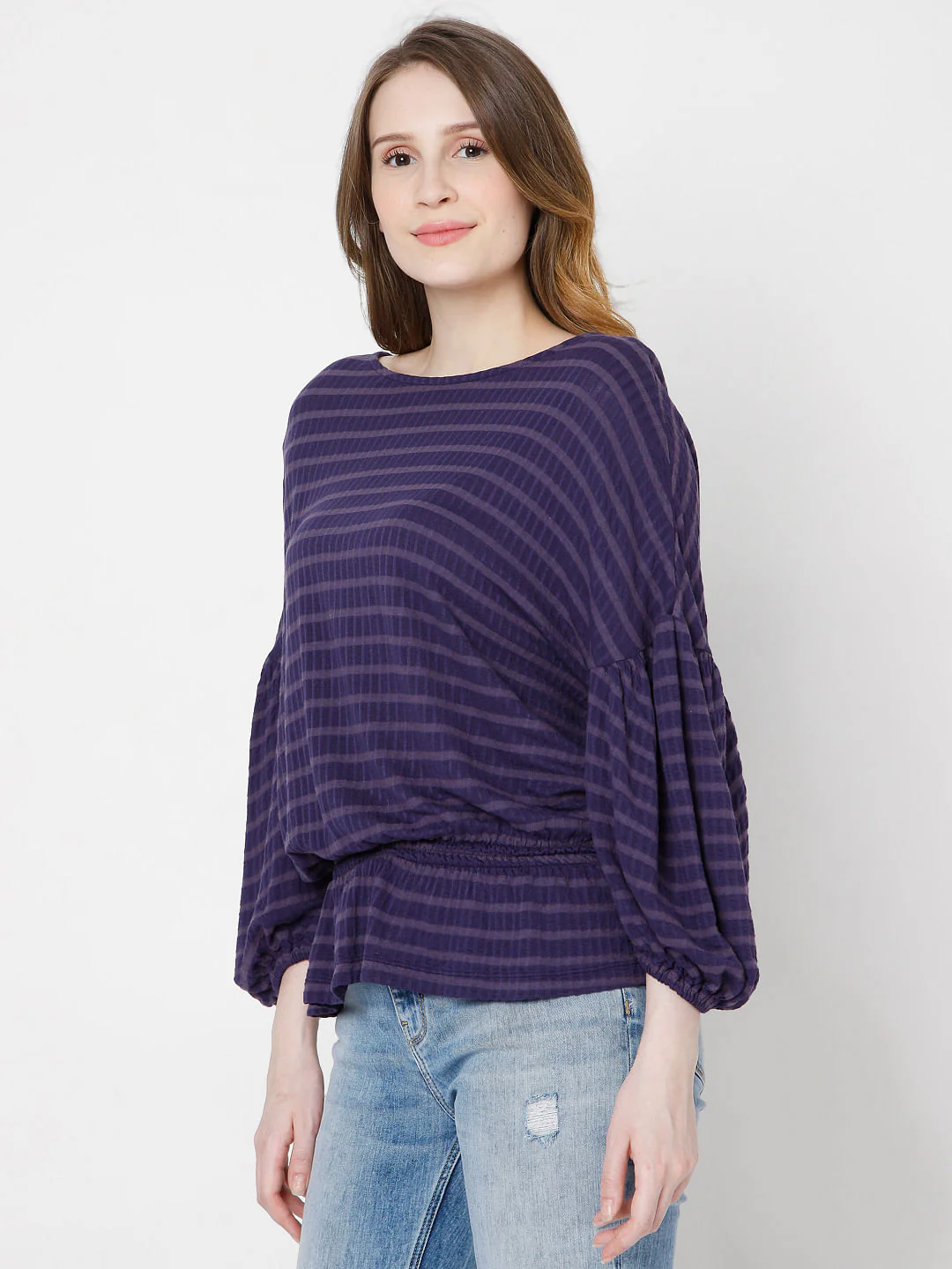 Purple Striped Top - Image 3