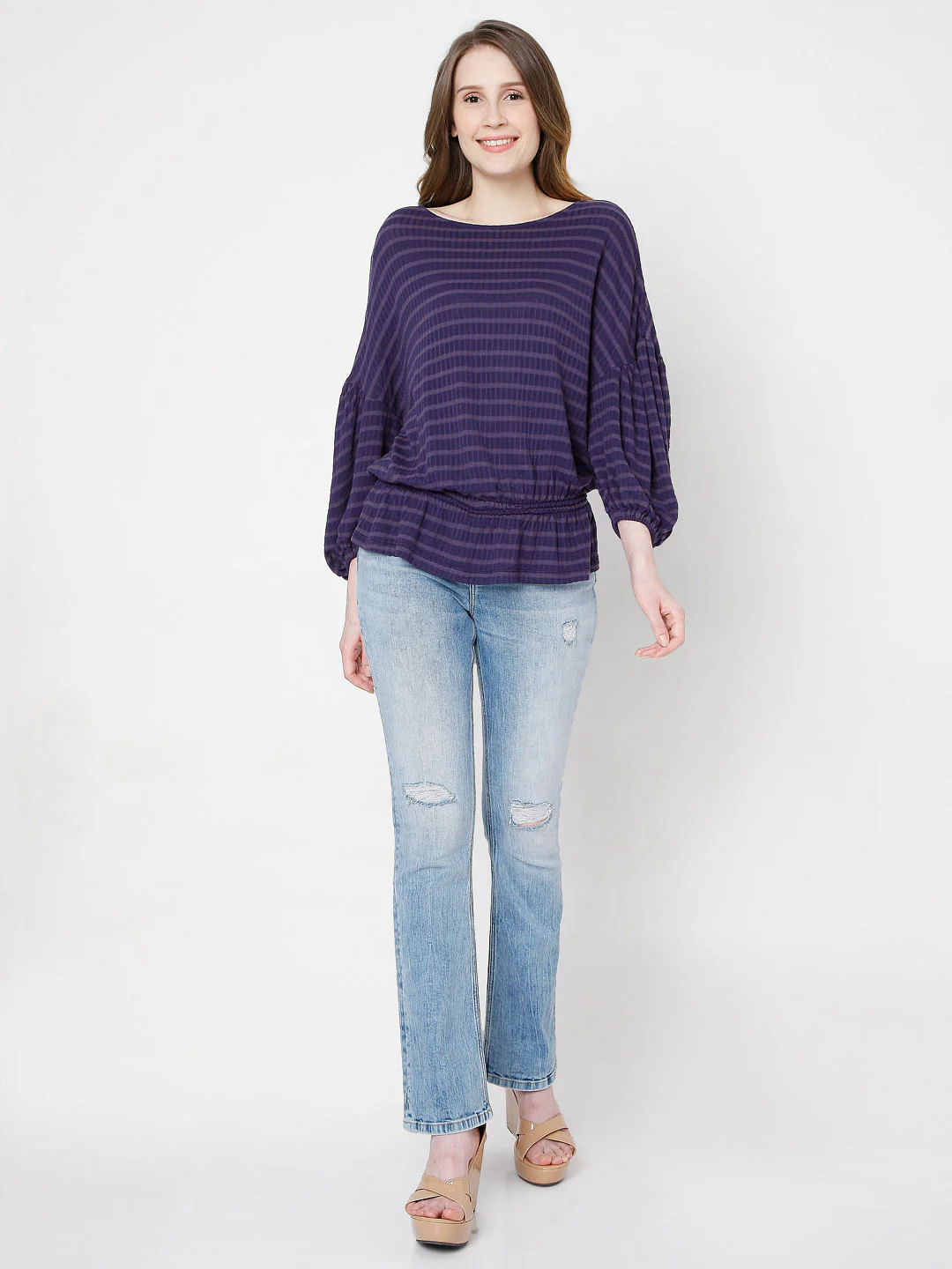 Purple Striped Top - Image 5