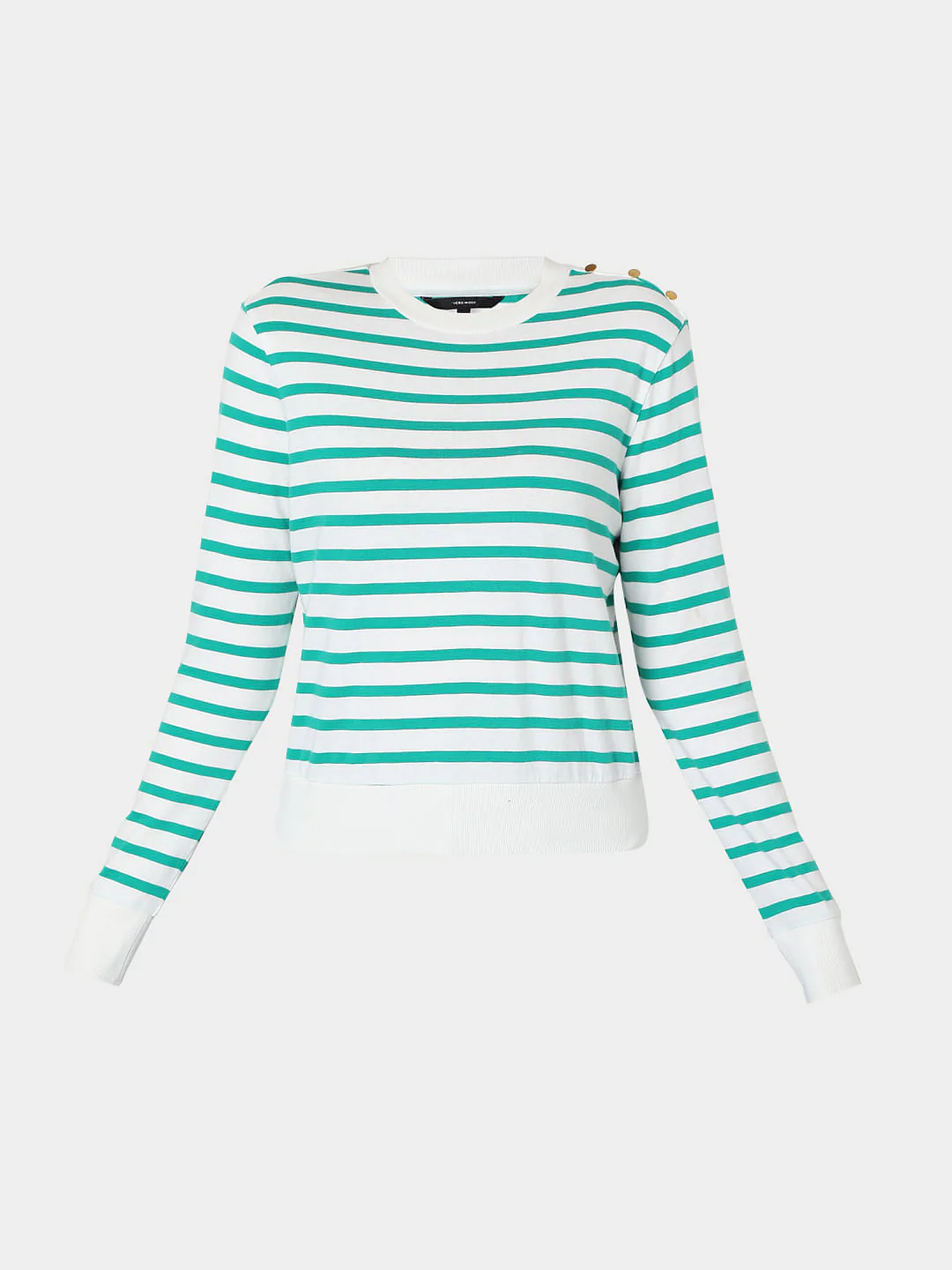 Green Striped Sweatshirt - Image 7