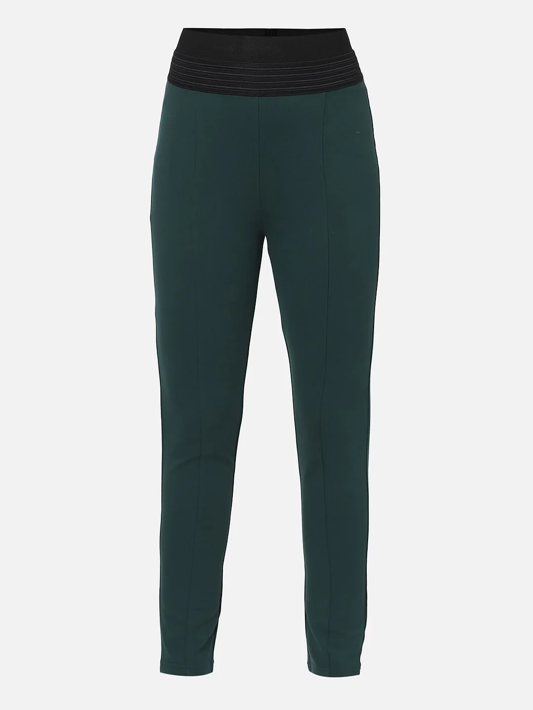 Green High Rise Skinny Fit Leggings - Image 8
