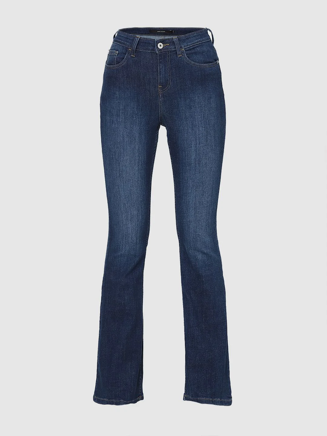 Dark Blue High Rise Petra Bootcut Jeans - Image 7