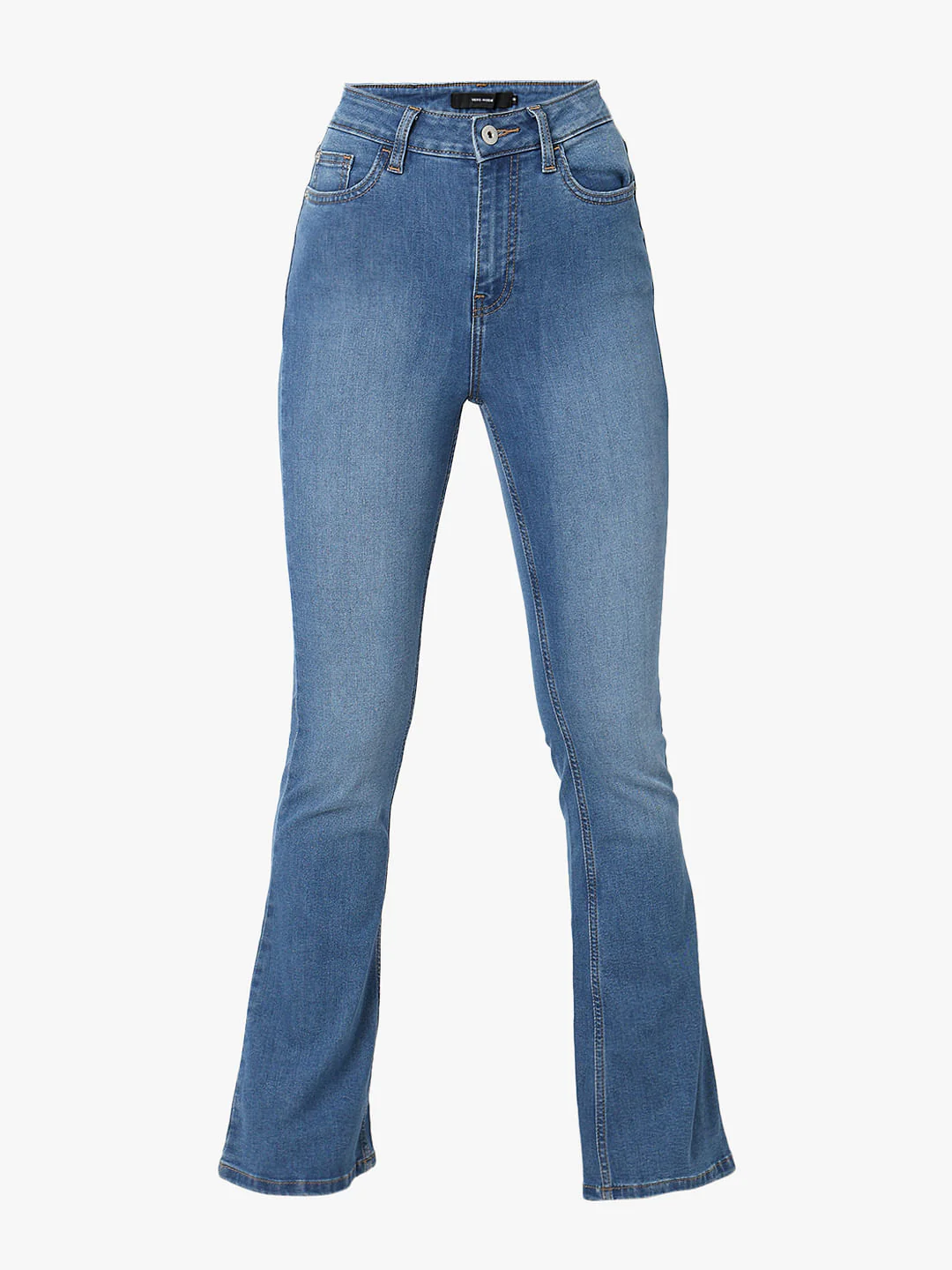 Blue High Rise Petra Bootcut Jeans - Image 7