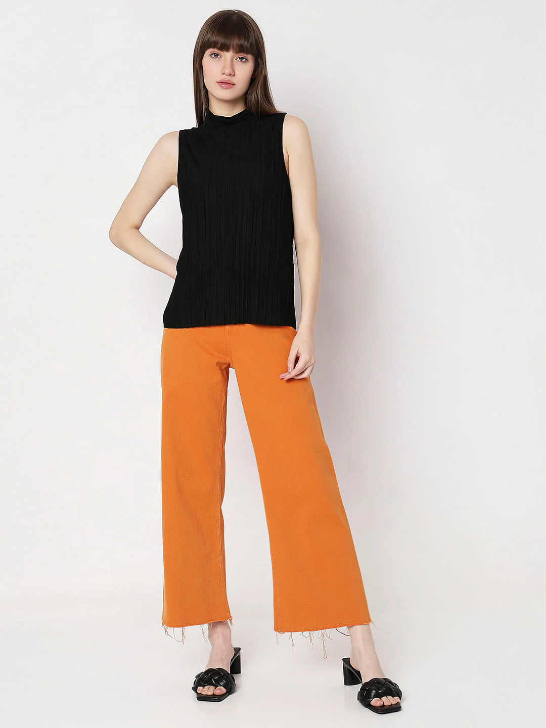 Black Plisse Top - Image 5