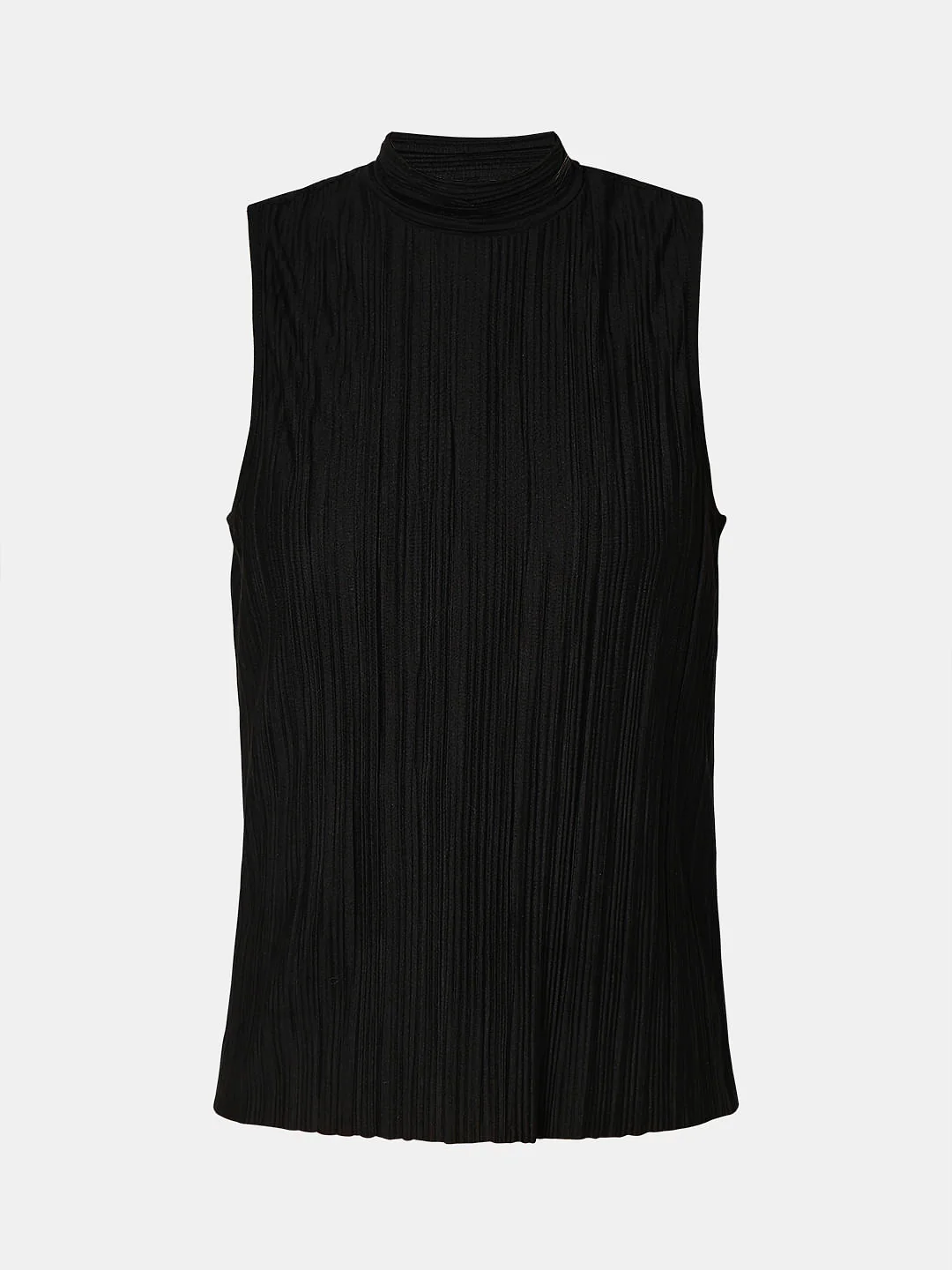 Black Plisse Top - Image 7