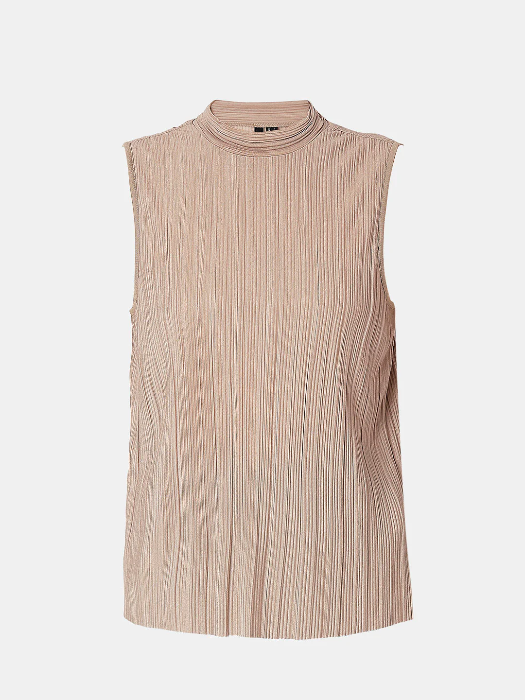 Beige Plisse Top - Image 7